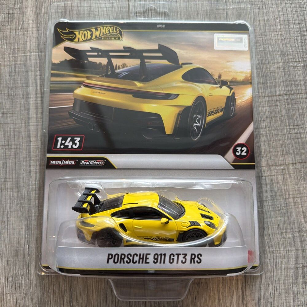 Hot Wheels Porsche 911 GT3 RS 2020 1/43 Diecast Yellow Brand New Sealed !!!